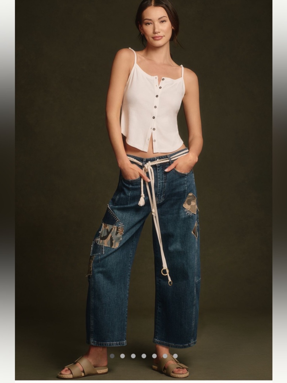 Anthropologie The Kenna Mid-Rise Heritage Barrel Jeans